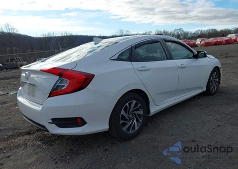 2017 Honda Civic Ex from USA, damaged, VIN 2HGFC2F72HH524356